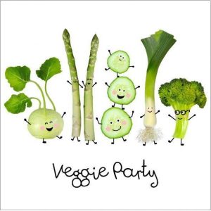 Servietten 1208 18109 Veggie Party
